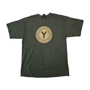VINTAGE DAN Steely Y2K CONCERT SHIRT XL OLIVE HEAVY COTTON T SHIRT